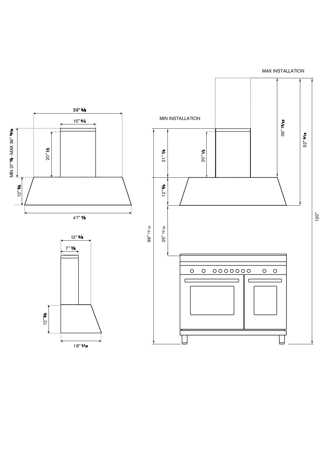 Bertazzoni KMC48BI Installation manual