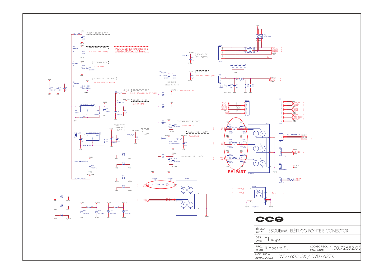 CCE DVD-637X Diagram