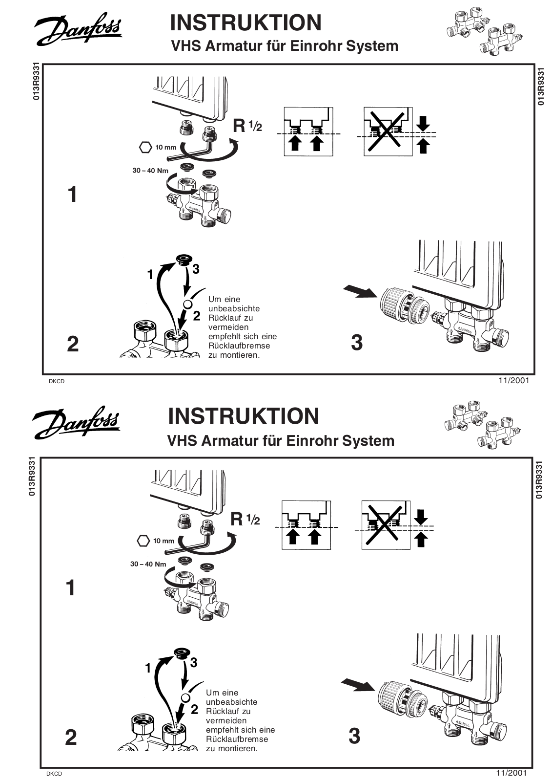 Danfoss VHS Installation guide