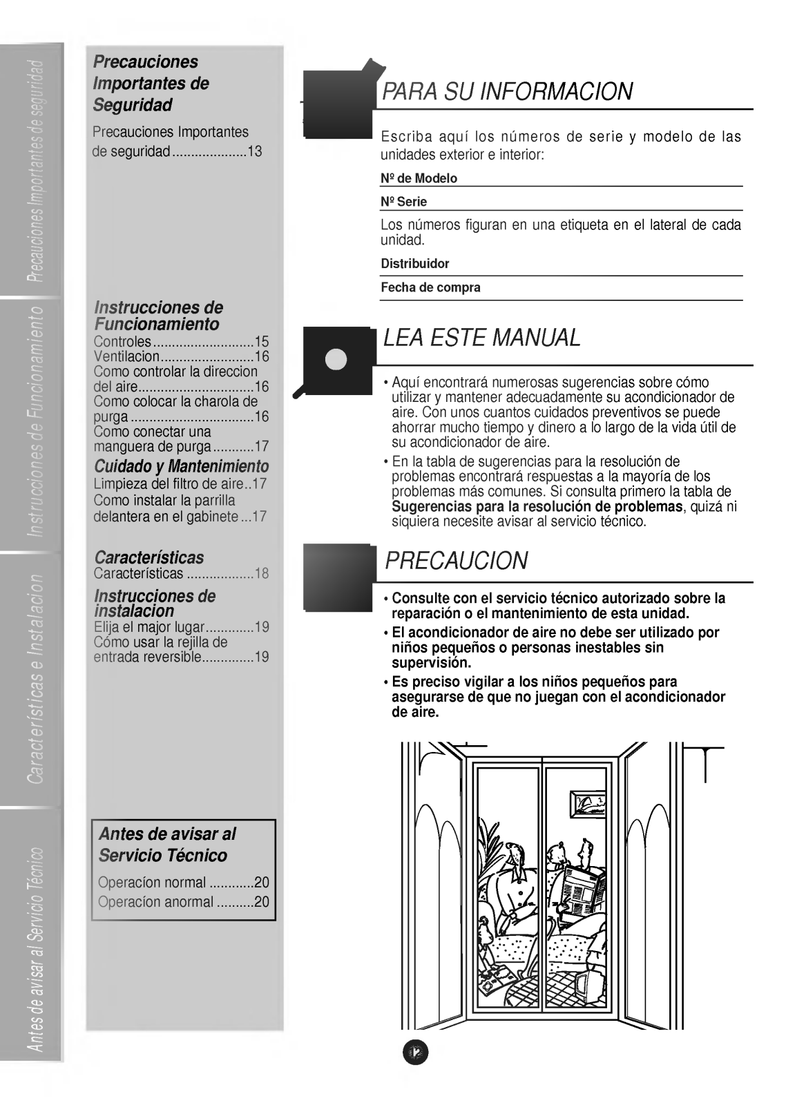 LG LWN2432BCG Owner's Manual