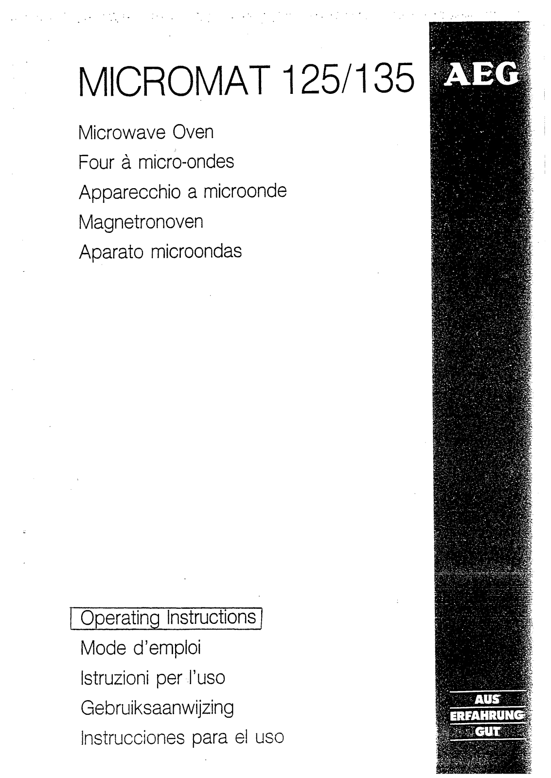 AEG MC135E-M User Manual