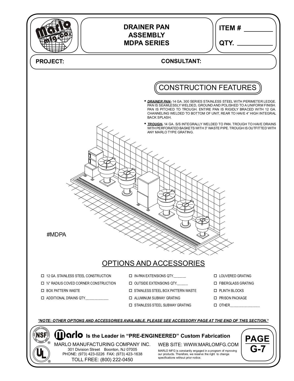 Marlo MDPA User Manual