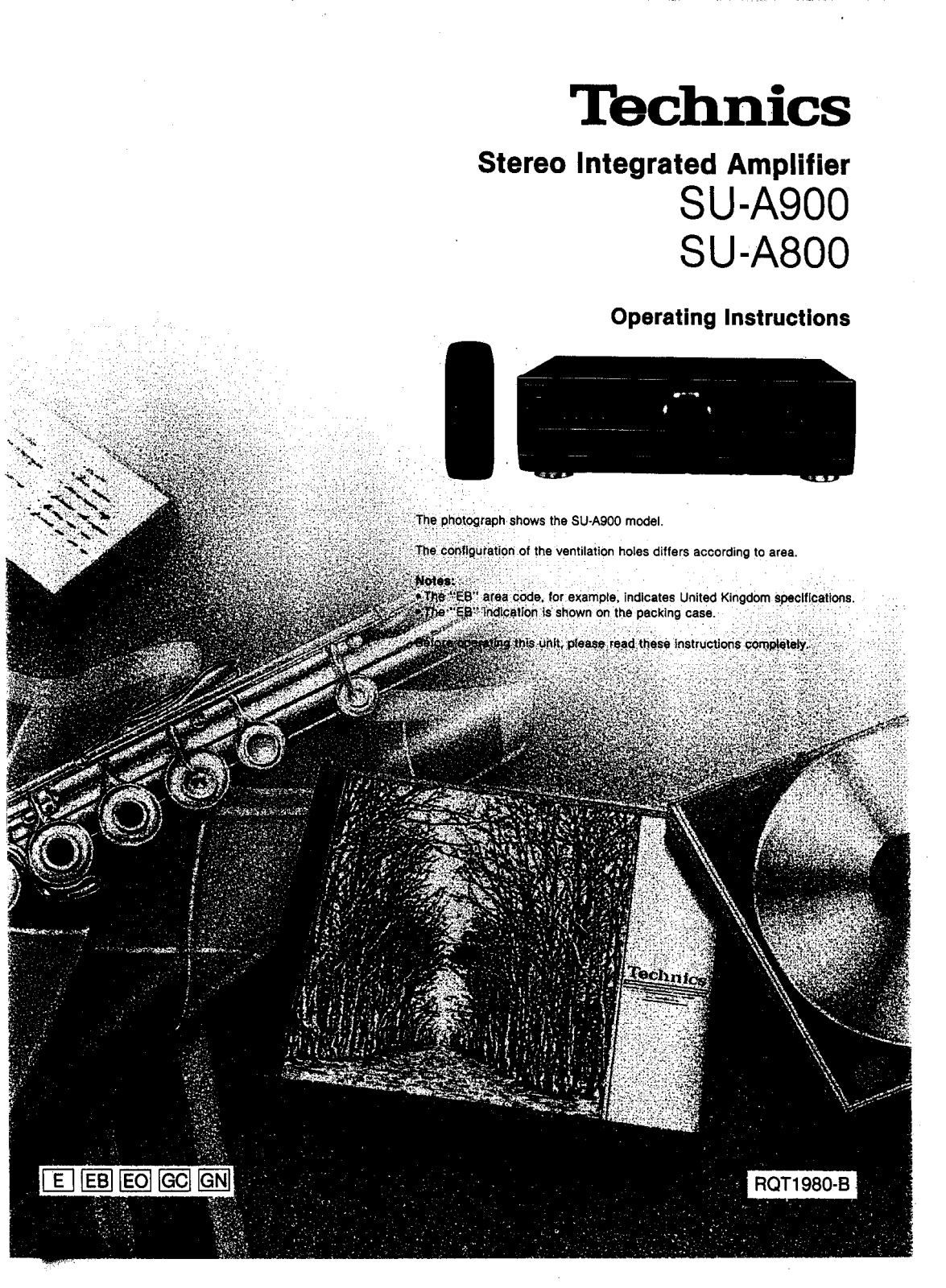 Technics SU-A900 User Manual