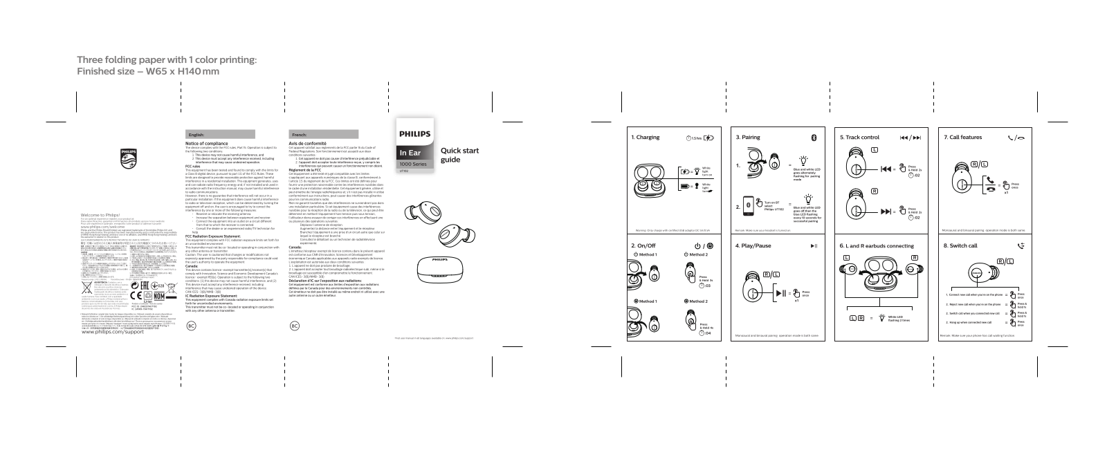 Philips TAUT102BK/00 Quick Start Guide