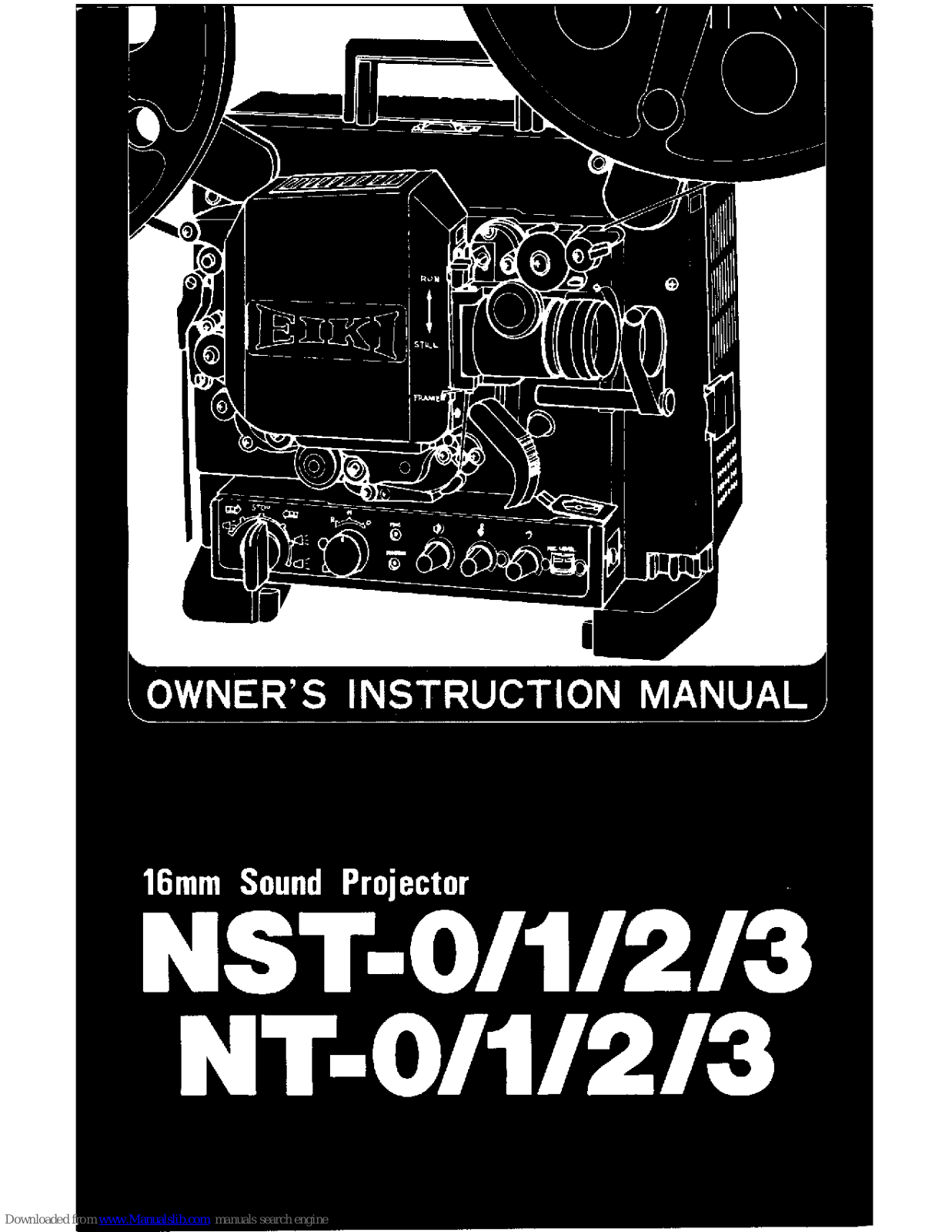 Eiki NST-1, NST-0, NST-2, NST-3, NT-0 Owner's Instruction Manual