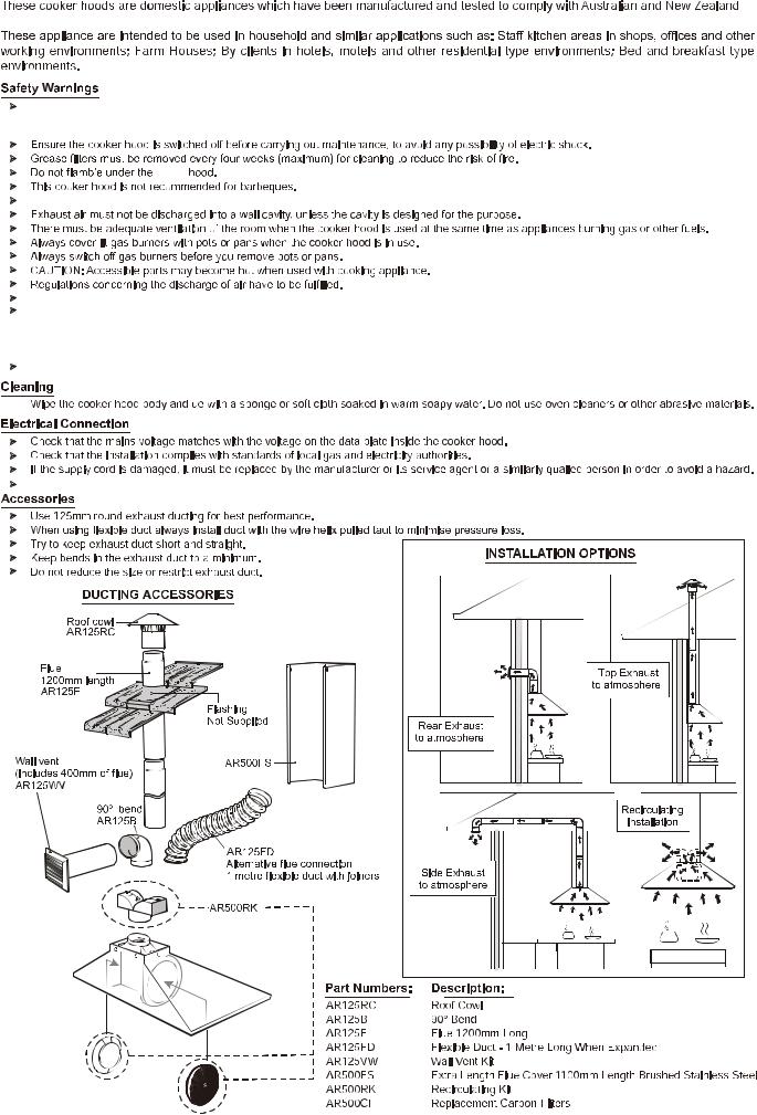 Electrolux CRC612SB User Manual