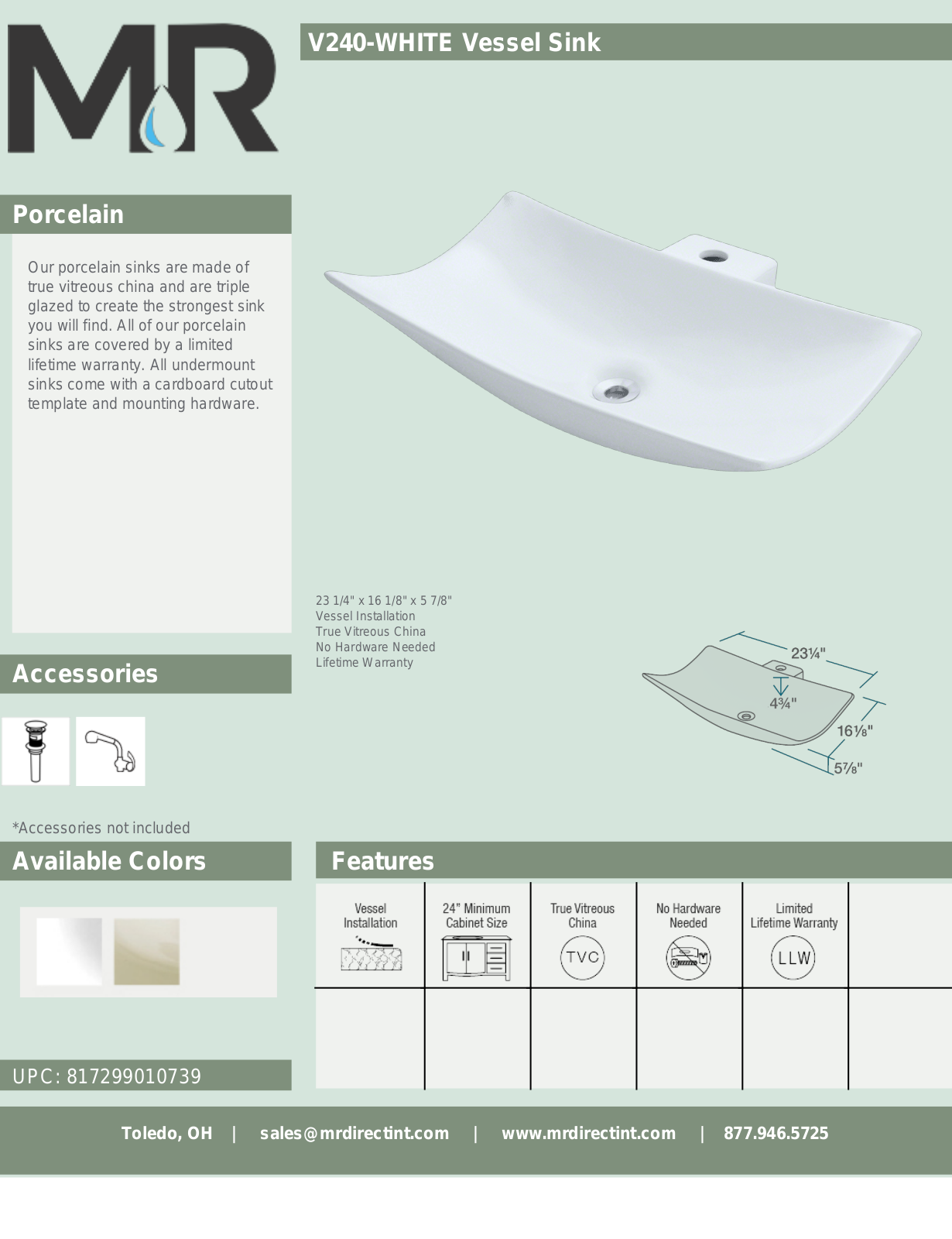 MR Direct MRDR1383 Specifications - ManualMachine.com