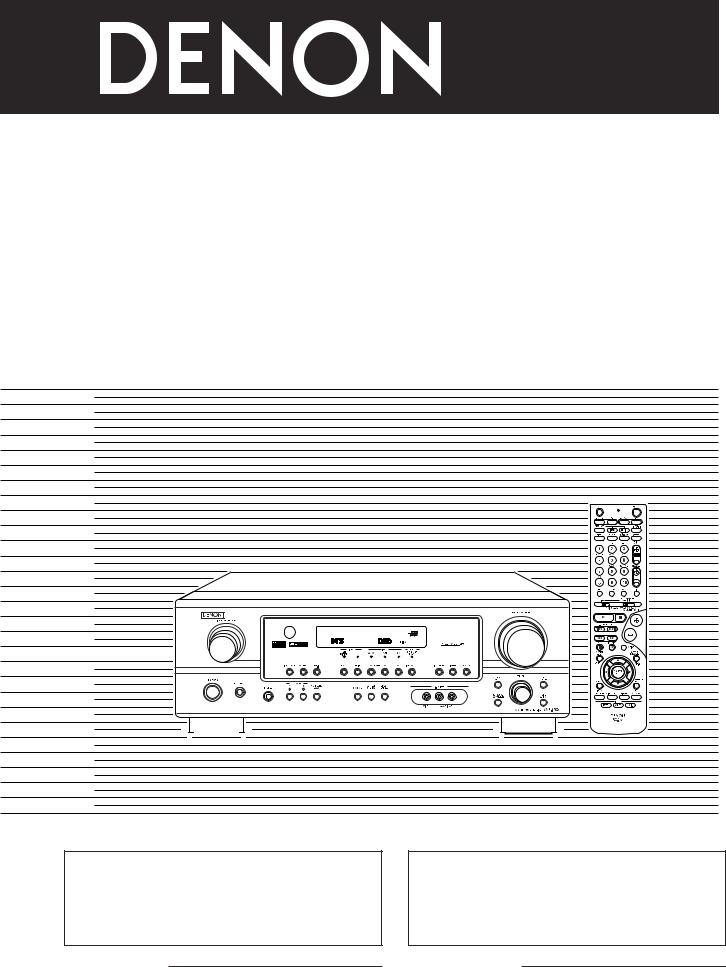 Denon DRA-685, AVR-1705 User Manual