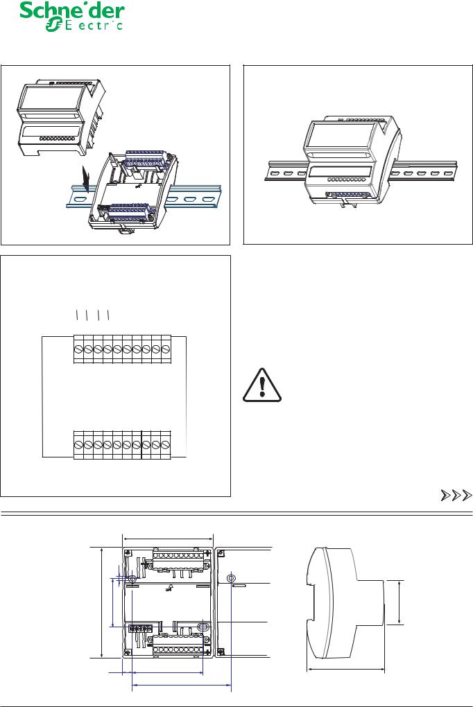 Schneider Electric TAC Xenta 471 Installation Instructions