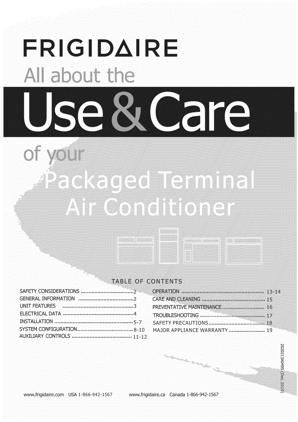 Frigidaire FRP90PTT3R0, FRP90PTT2R0, FRP90ETT3R0, FRP90ETT3A0, FRP90ETT2R0 Owner’s Manual - ManualMachine.com