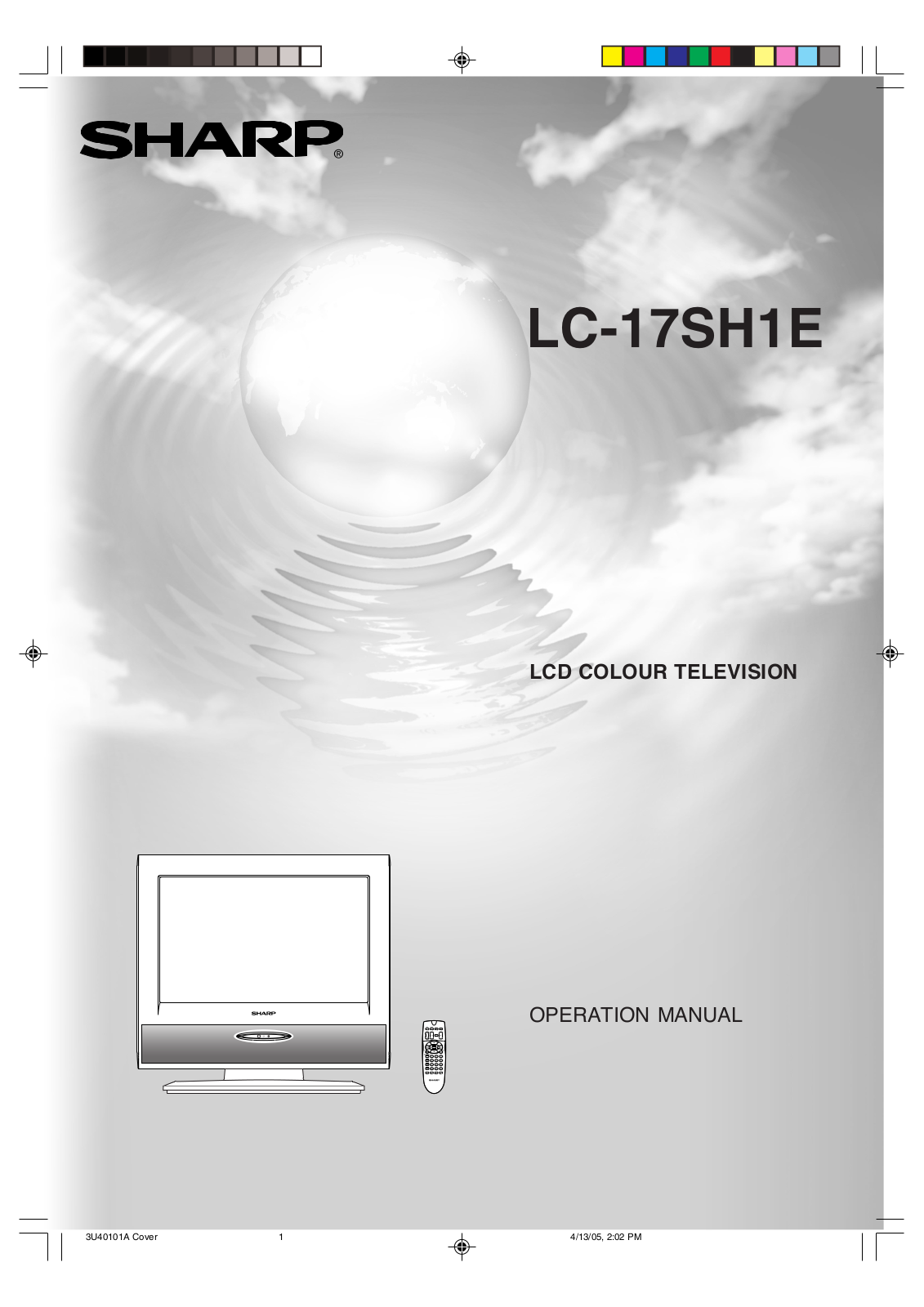 Sharp LC-17SH1E Operating Manual