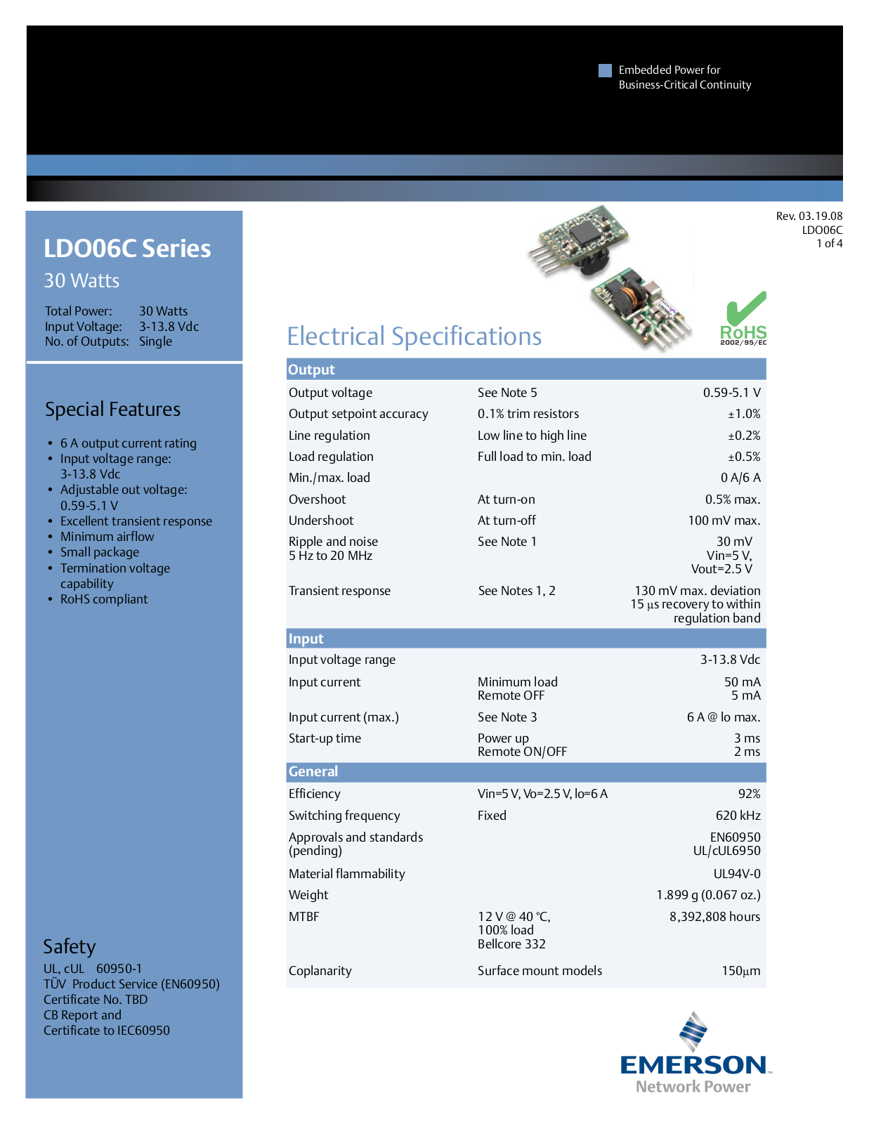 EMERSON LDO06C Service Manual