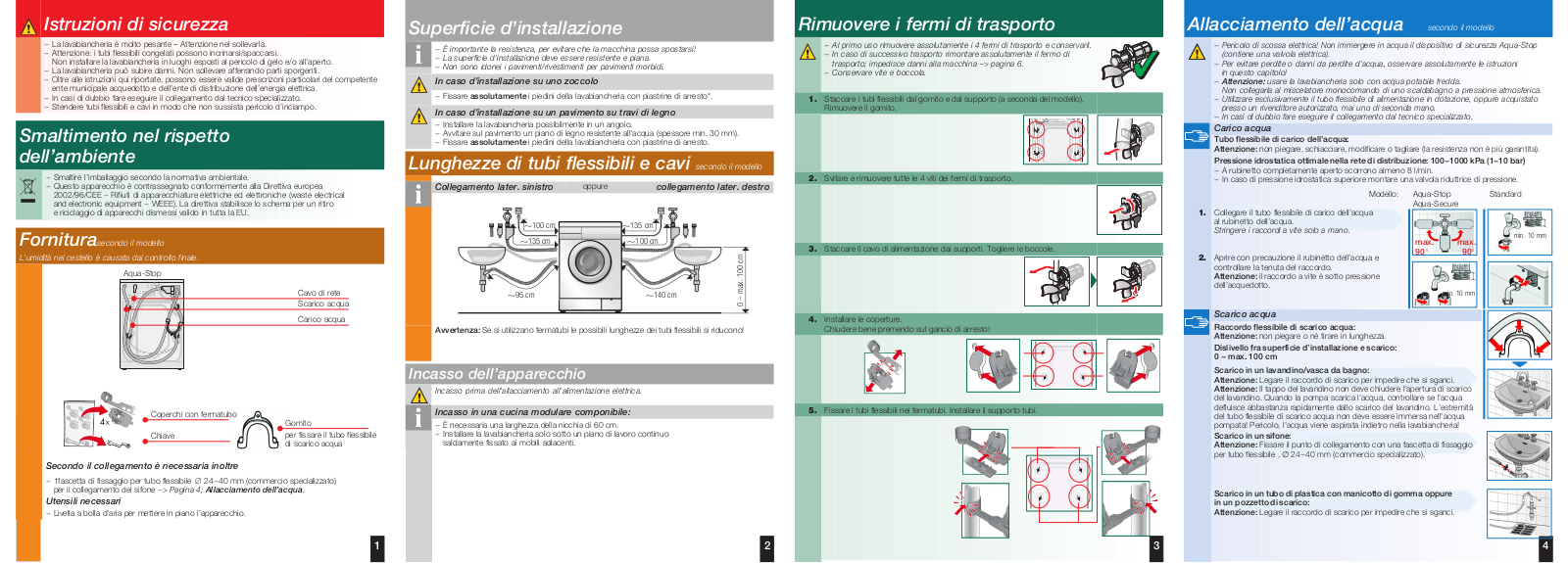 Smeg WML168 User Manual