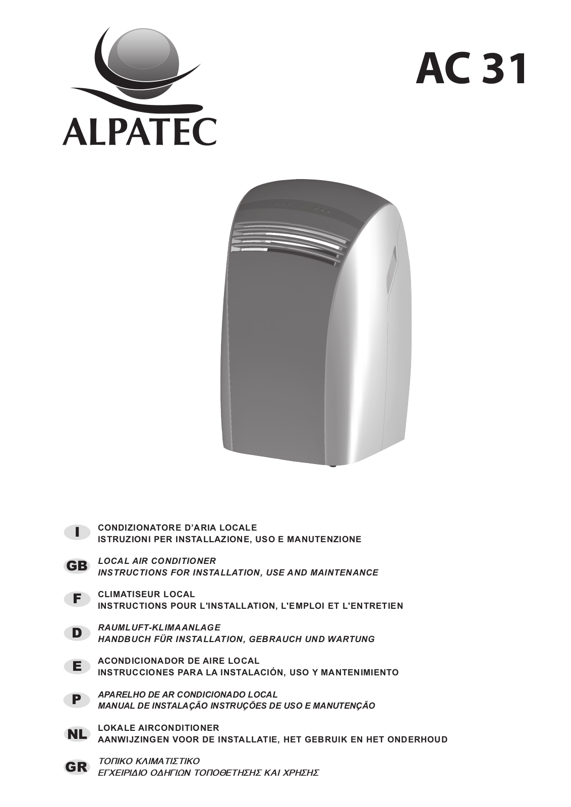 Alpatec AC 31 User Manual