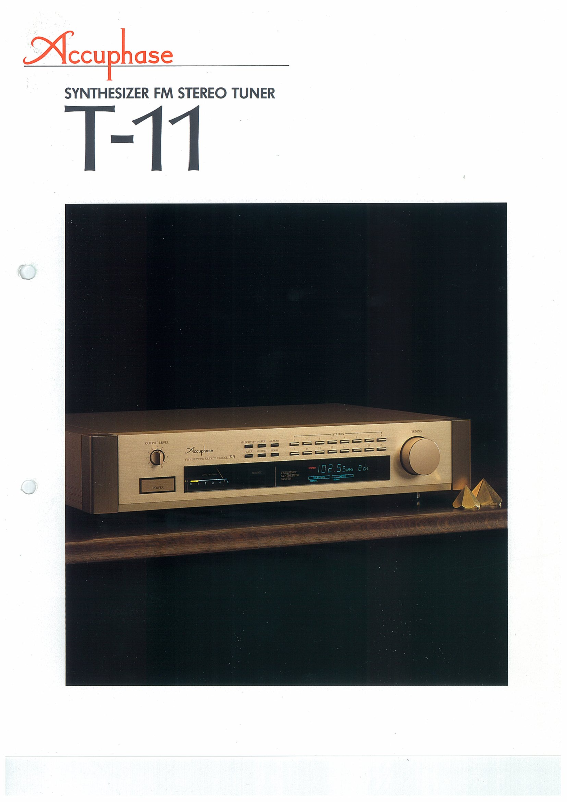 Accuphase T-11 Brochure