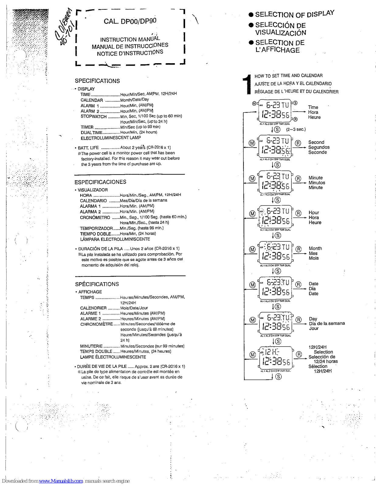 Coleman 40-701, DP00, DP90 Instruction Manual