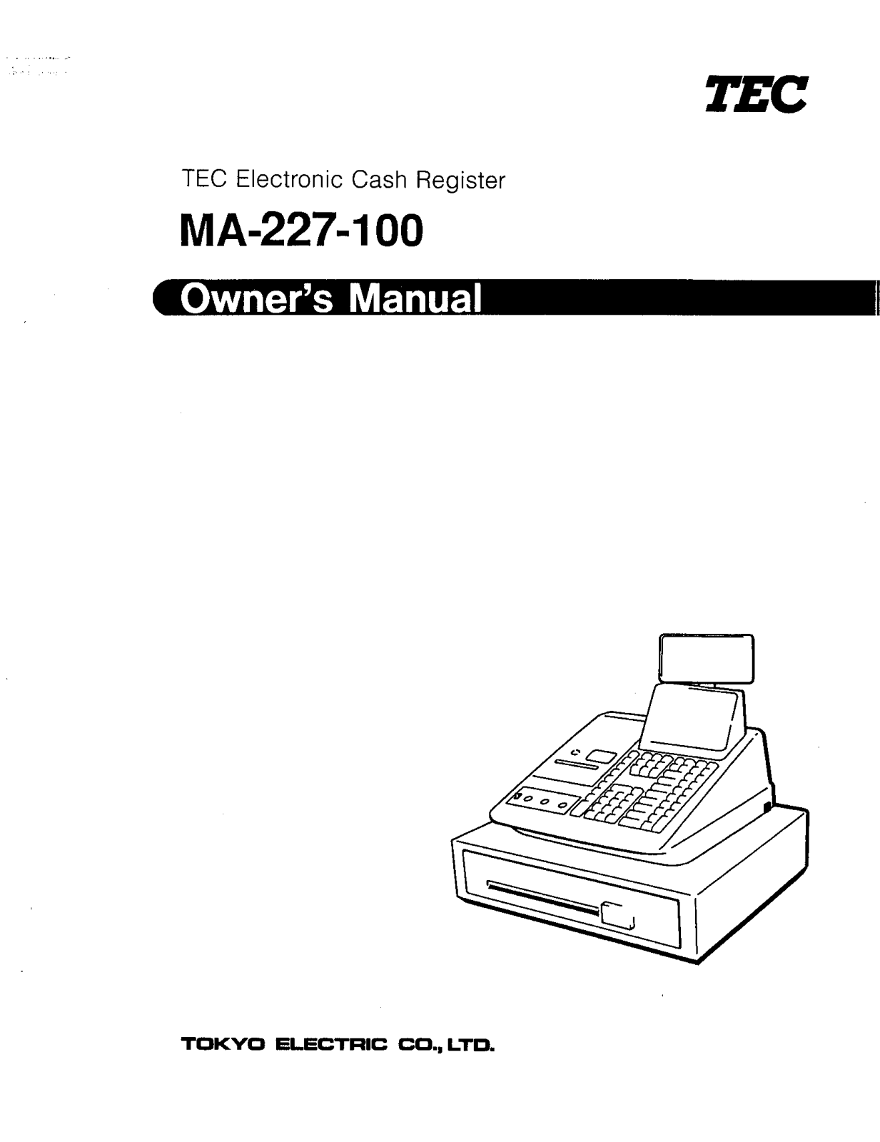 Toshiba MA-227-100, MA-227 User Manual