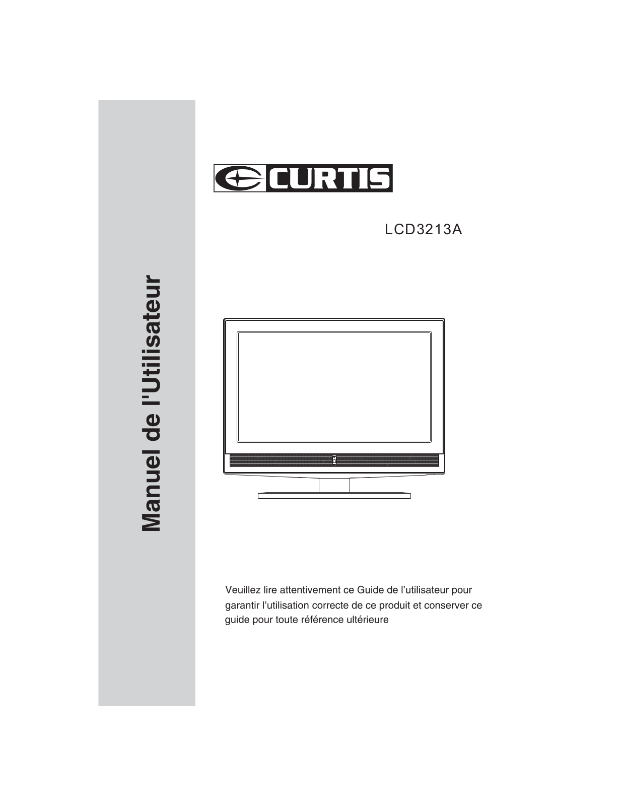 Curtis LCD3213A User Manual