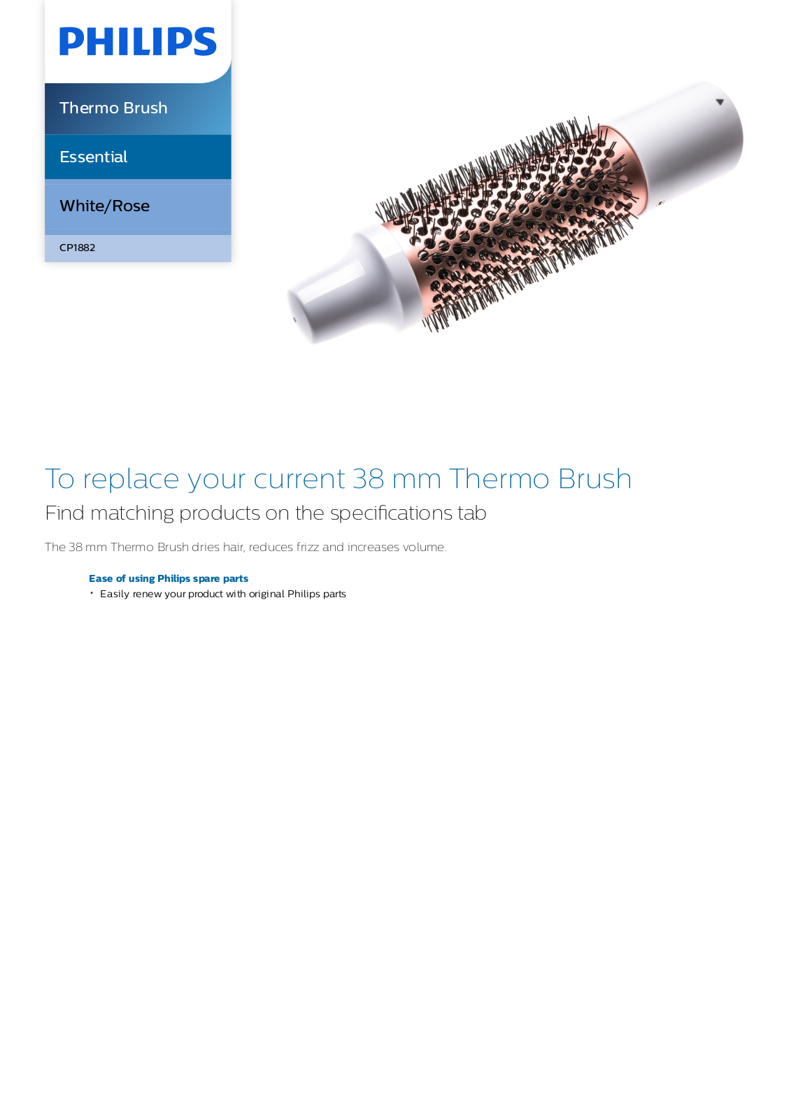 Philips CP1882/01 leaflet - ManualMachine.com