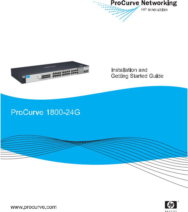 HP ProCurve 1800-24G User Manual