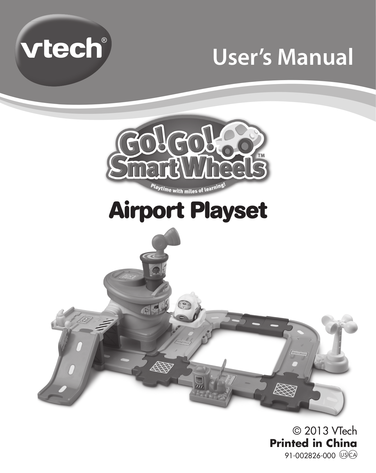 VTech Go! Go! Smart Wheels - Airport Playset Owner's Manual