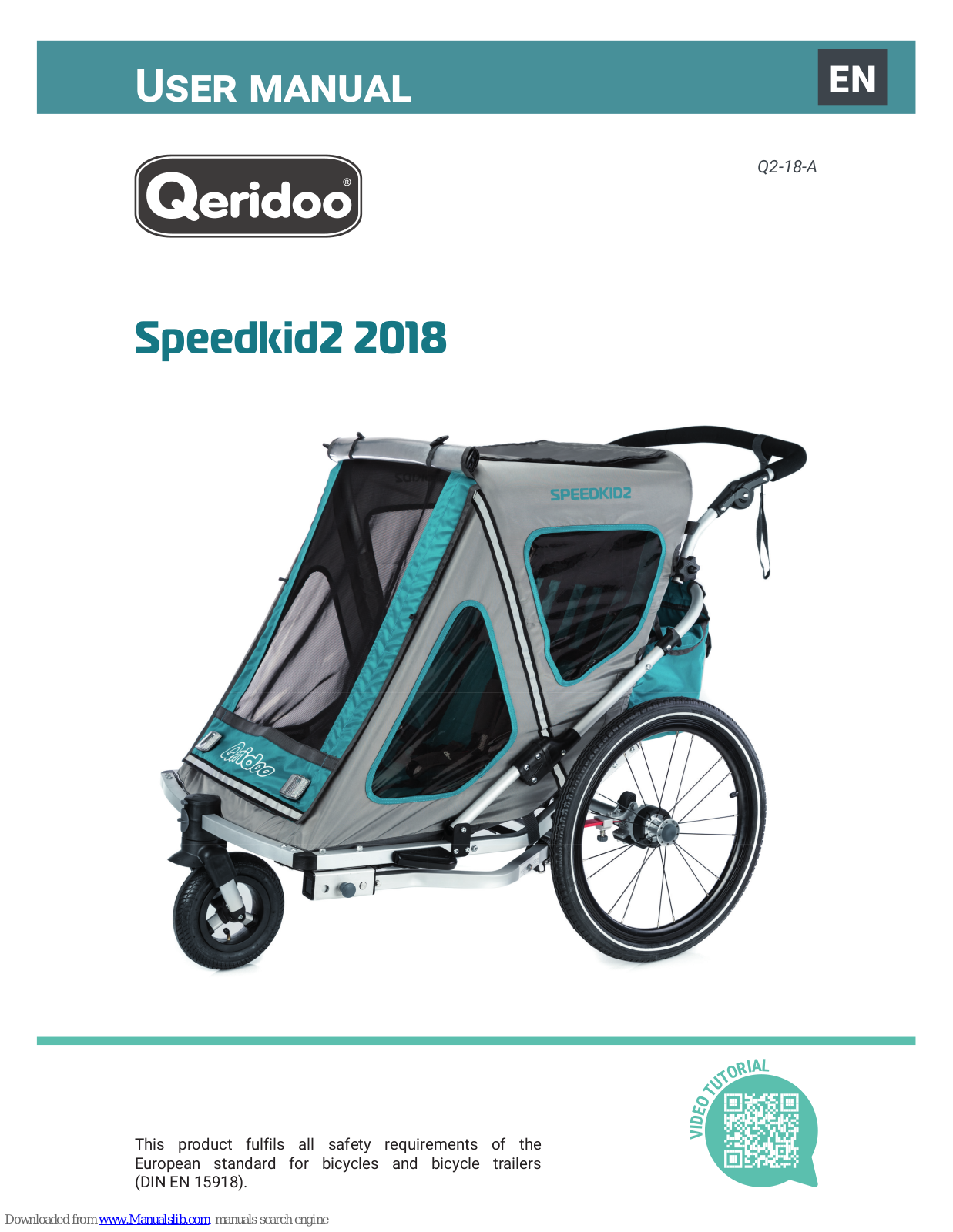 QERIDOO Speedkid2 2018 User Manual