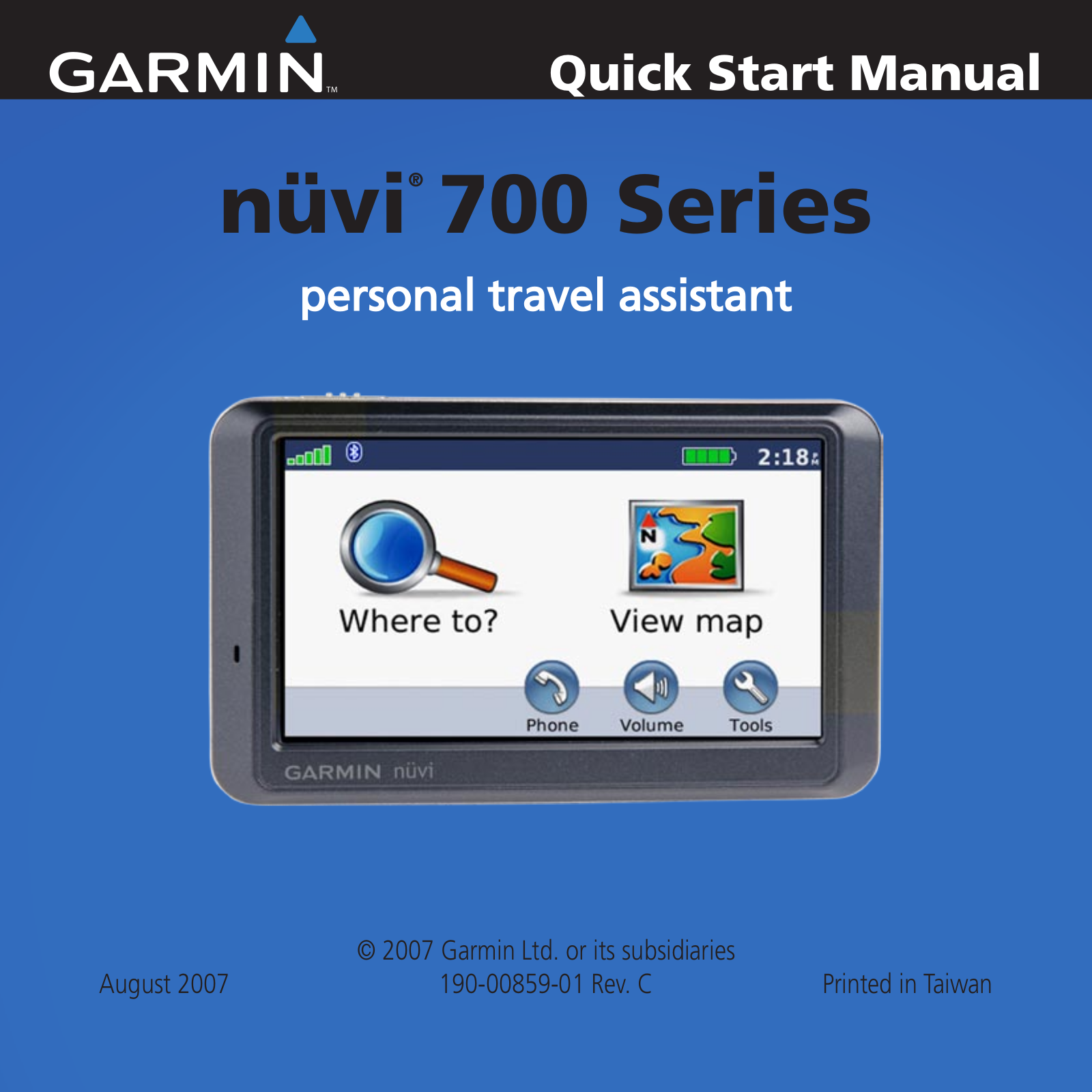 Garmin 770 Quick Start Guide