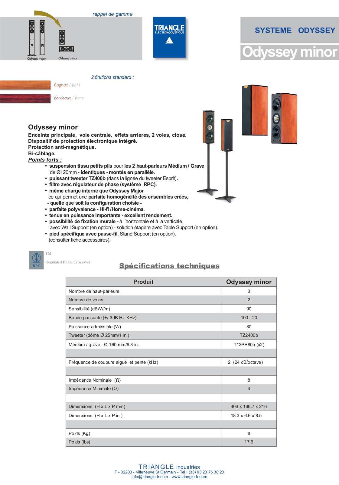 Triangle Odessey Minor Brochure