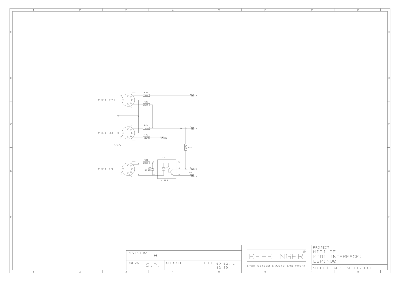 Behringer DSP1000 User Manual