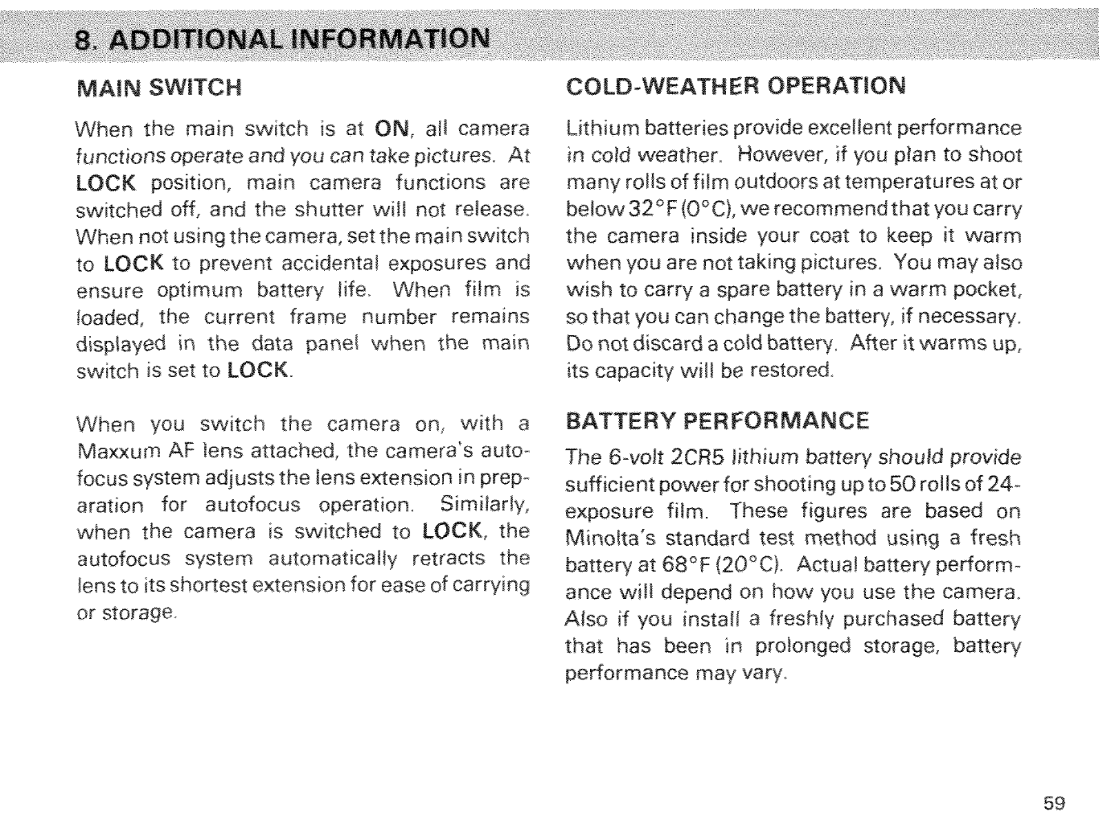 Konica Minolta DYNAX MAXXUM 8000I User Manual 2