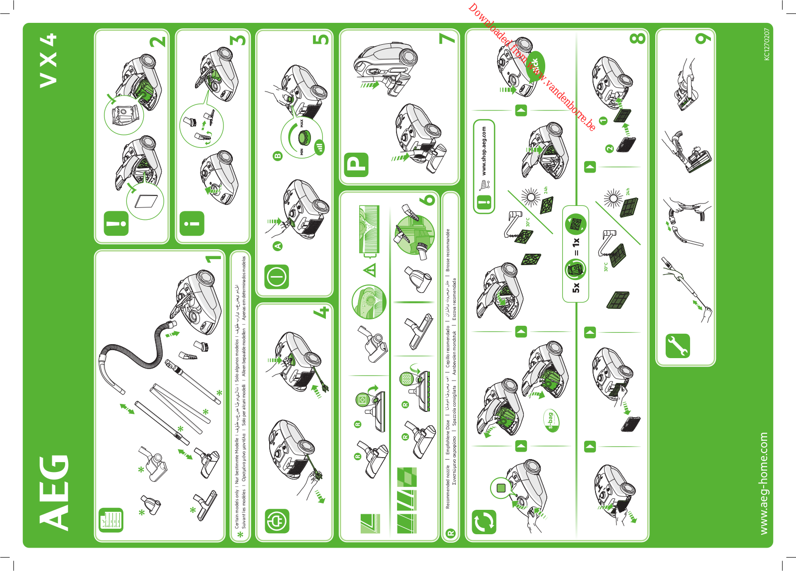 AEG VX4-1-OR User Manual