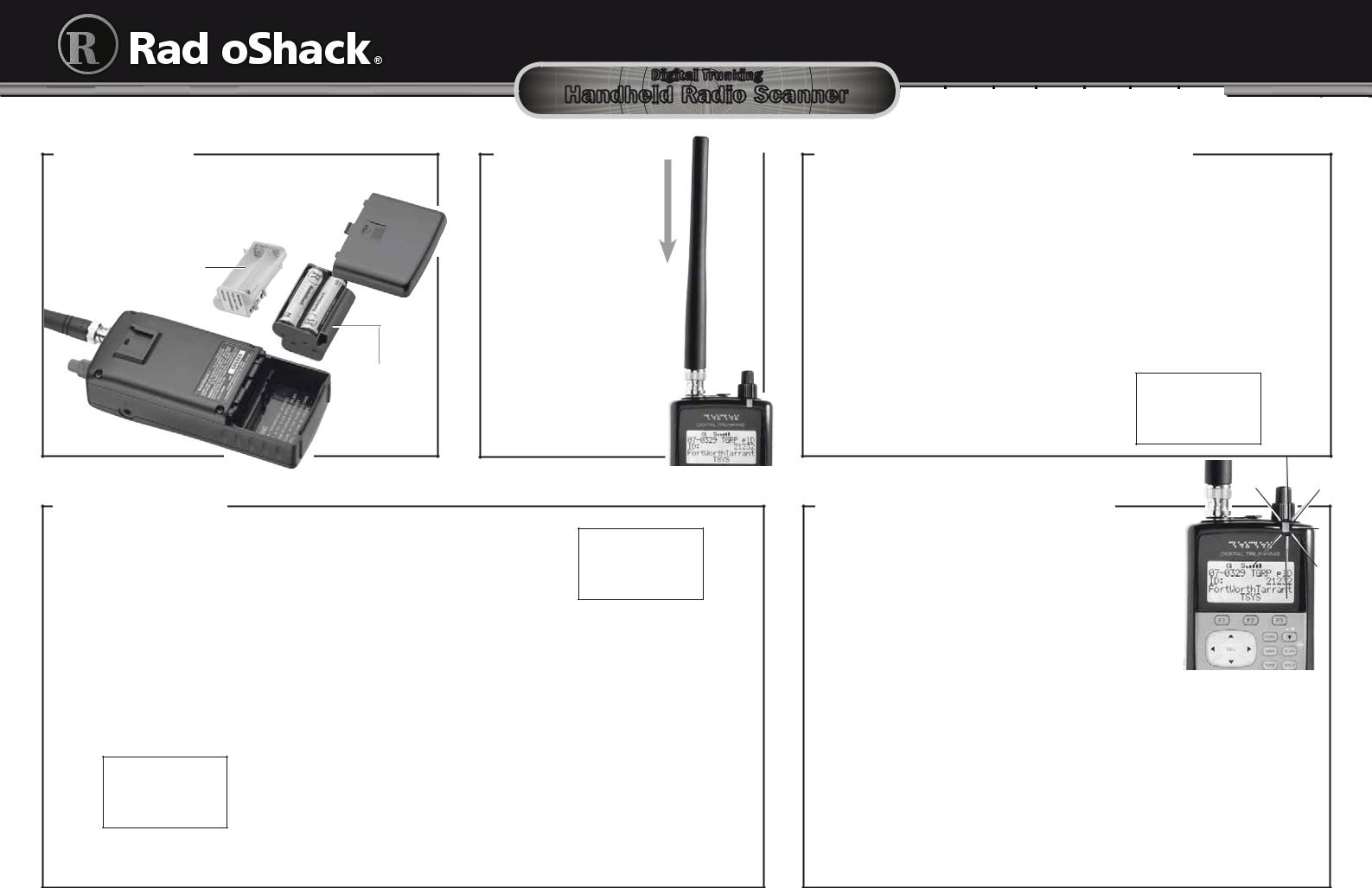 Radio Shack 20-106, PRO-106 User Manual