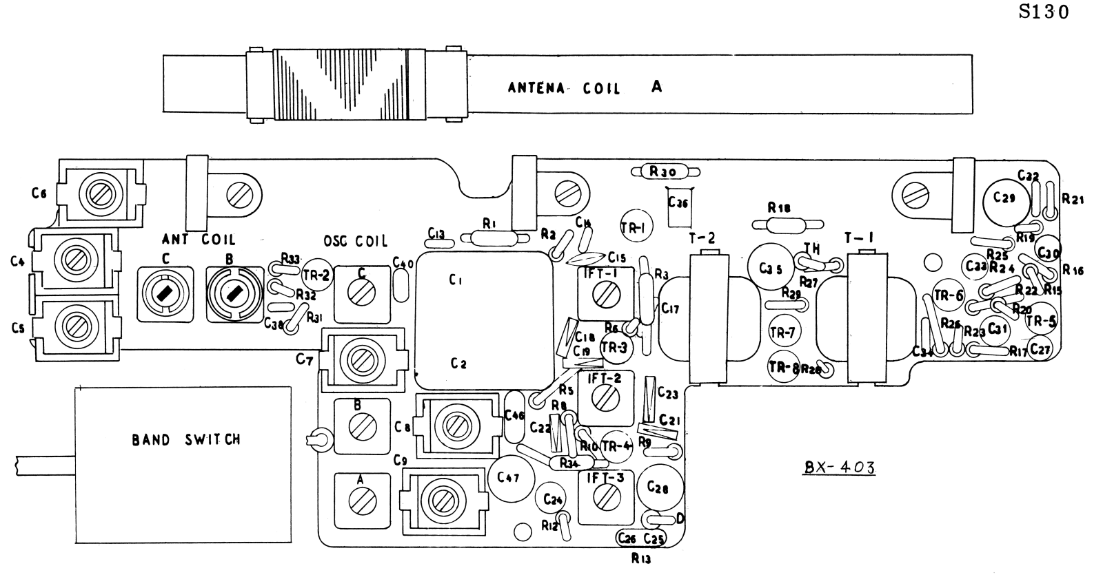 Sharp BX-403 Cirquit Diagram