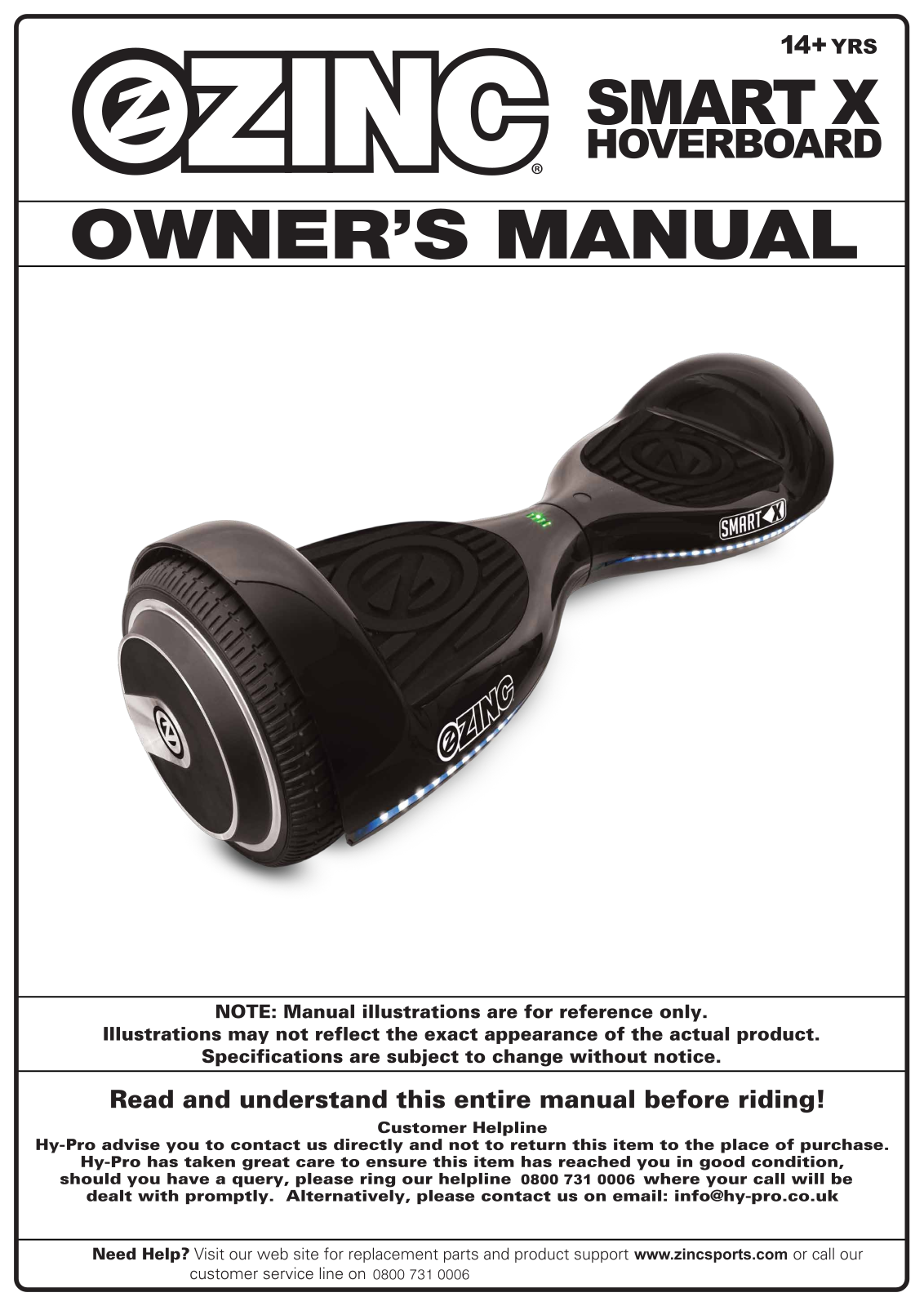 Zinc Smart X User Manual