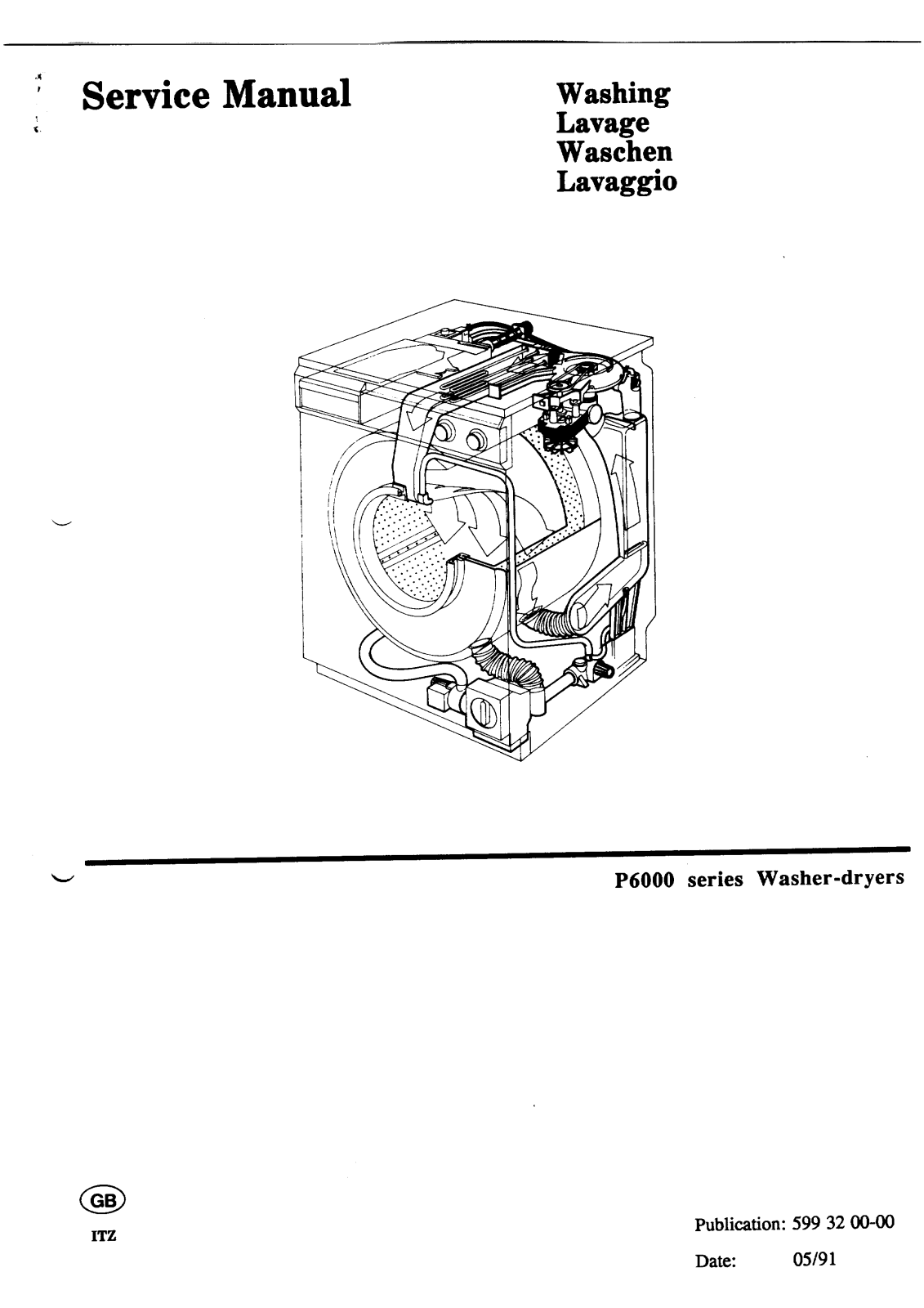 ZANUSSI W802 P6000 Service manual