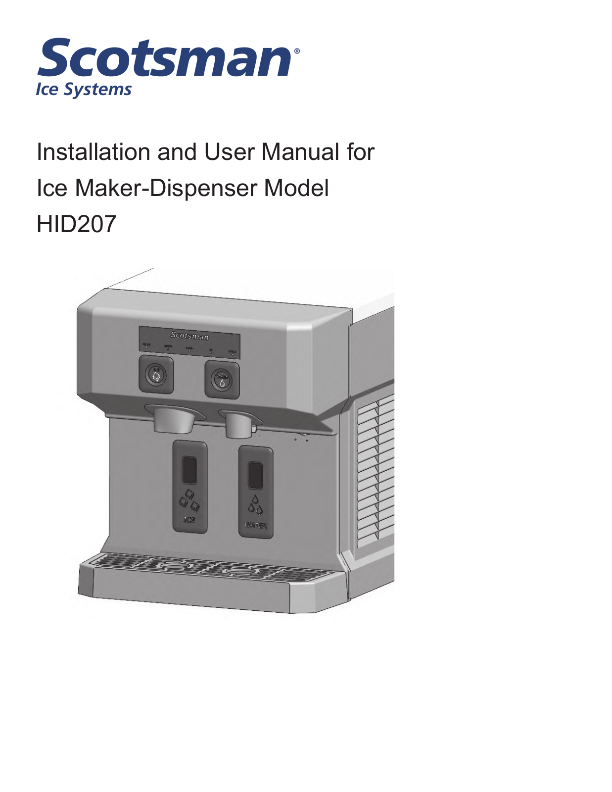 Scotsman HID207 Manual - ManualMachine.com