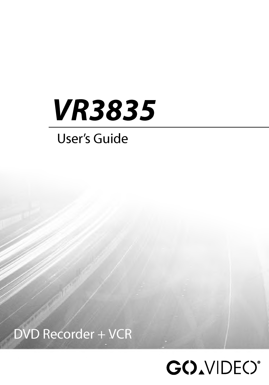 LG VR3835 User Manual