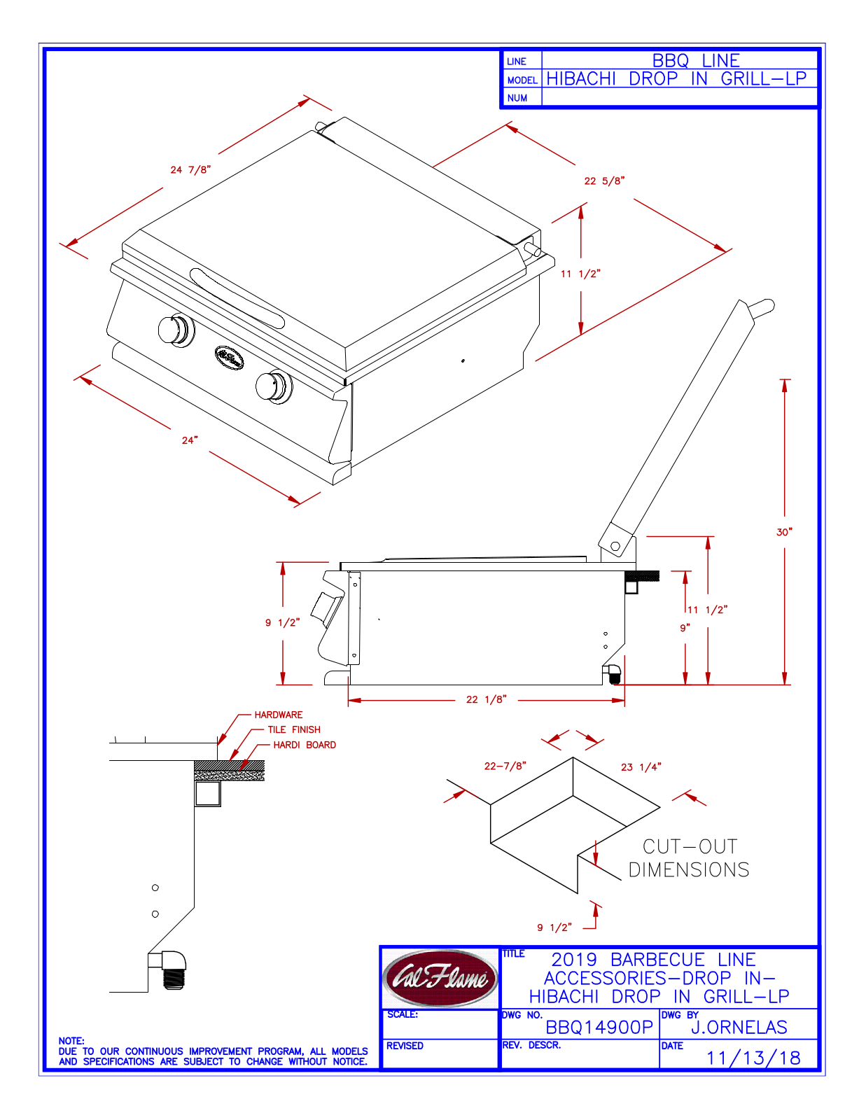 Cal Flame BBQ19900P User Manual