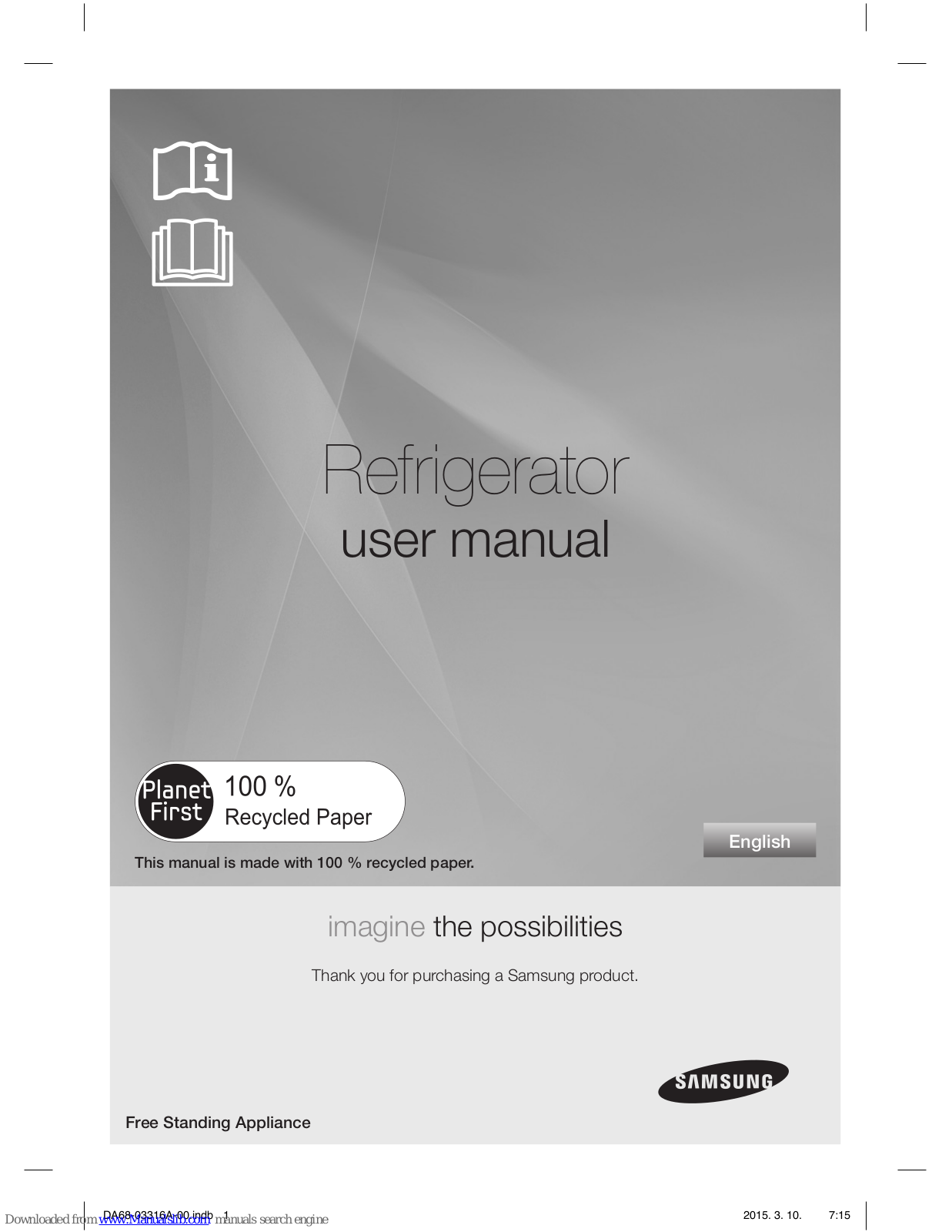 Samsung DA68-03316A User Manual