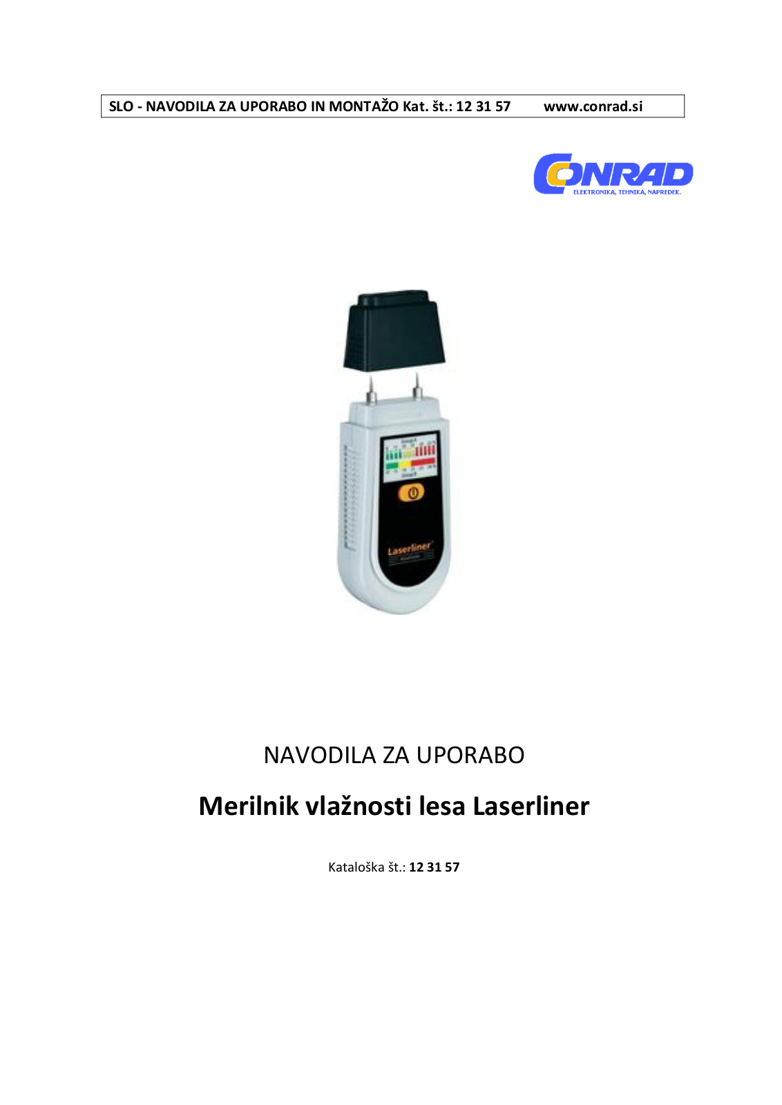 Laserliner WoodTester User guide