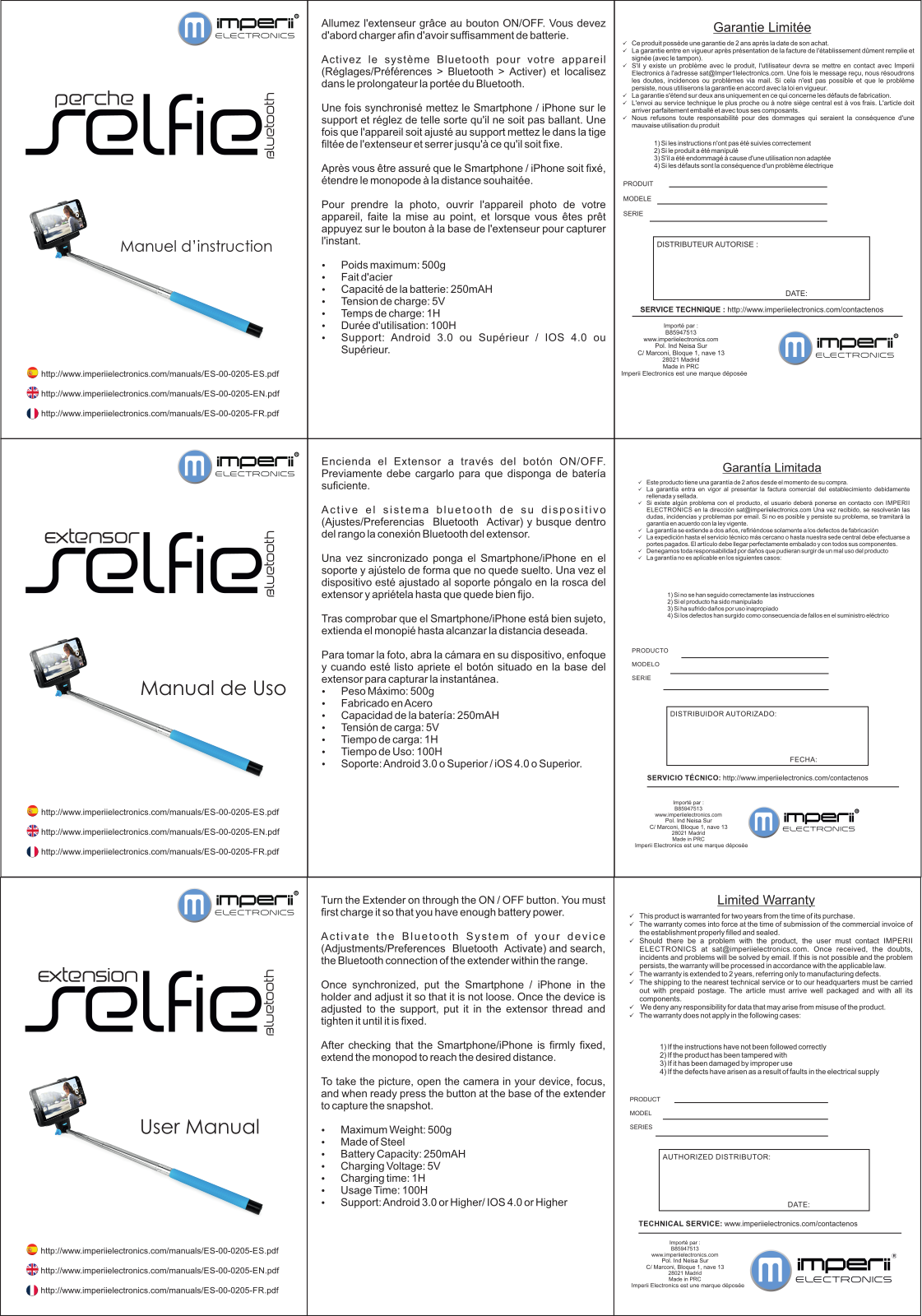 imperii Extension Selfie User Manual