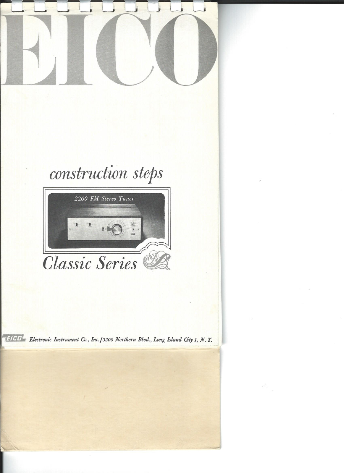 EICO 2200 User Manual