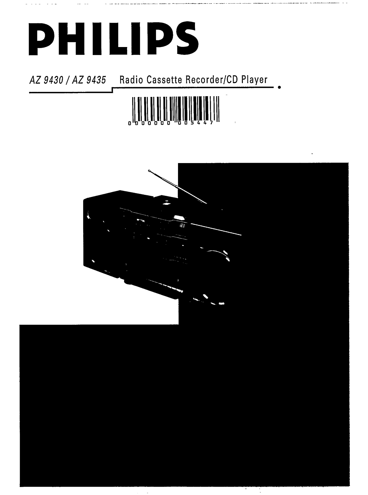 Philips AZ9435/05, AZ9435/00, AZ9430/01, AZ9435, AZ9430 User Manual