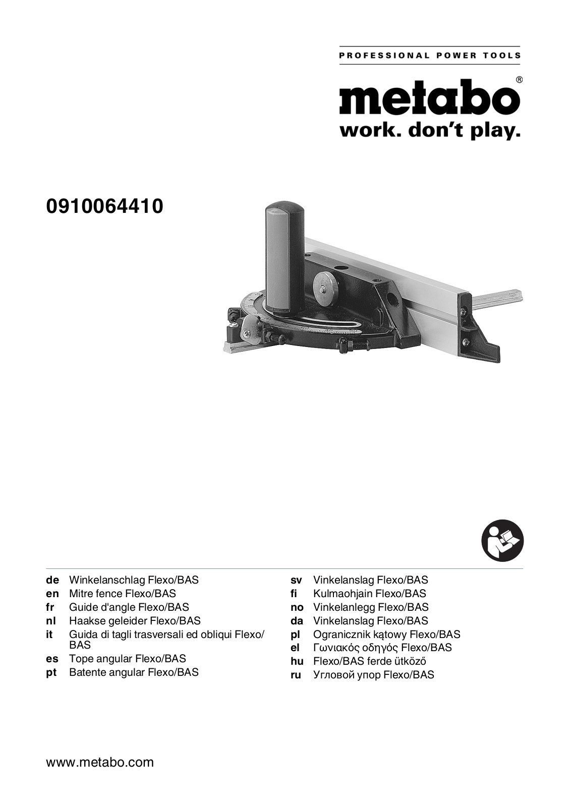 Metabo 0910064410 User guide - ManualMachine.com