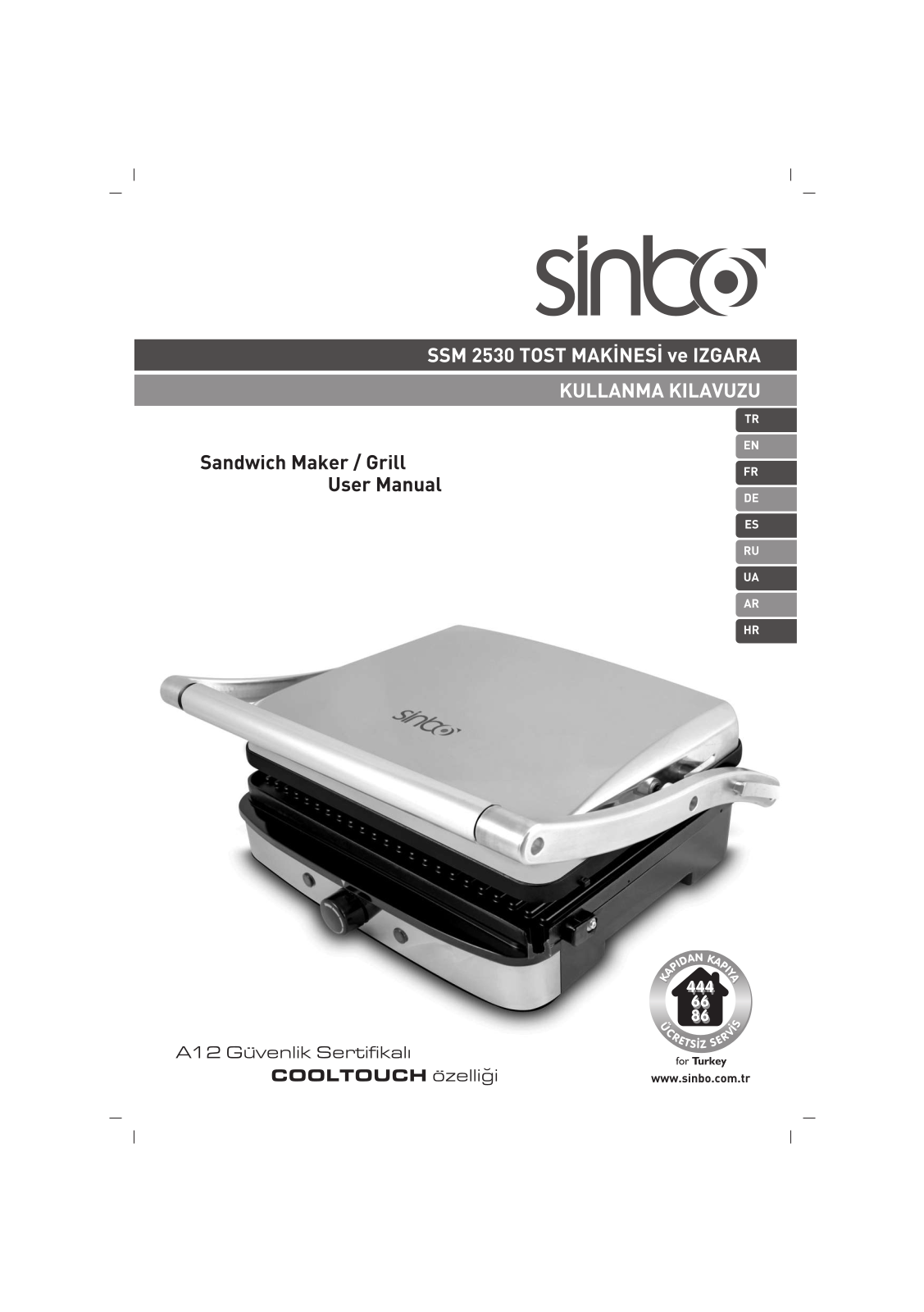 Sinbo SSM 2530 User Manual