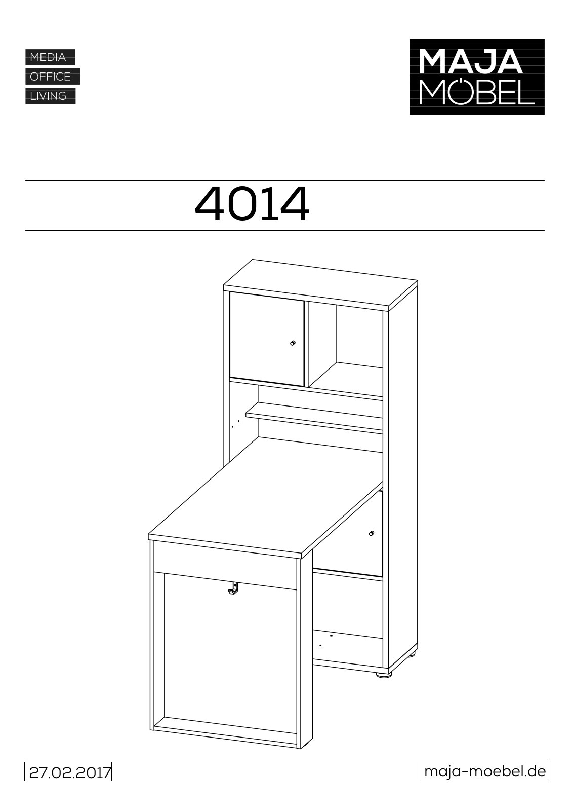 Maja Mobel 4014 Assembly instructions - ManualMachine.com