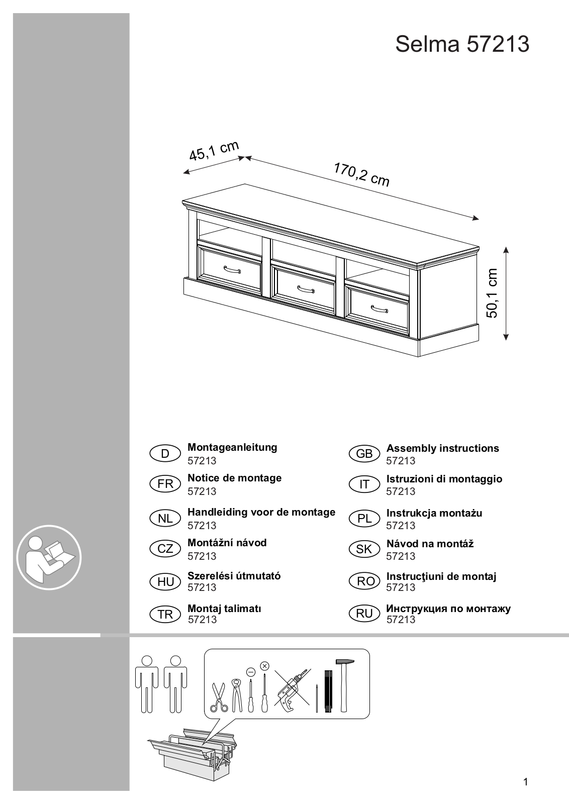 Home affaire Selma Assembly instructions