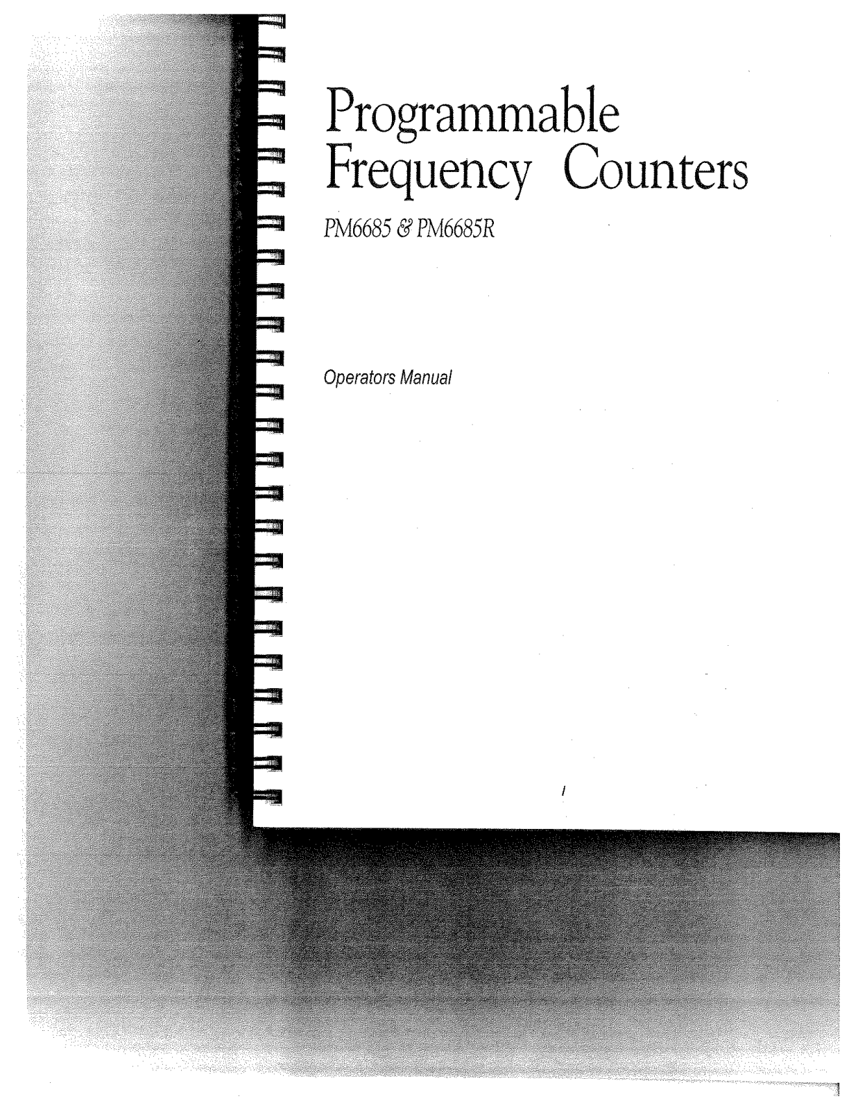 Fluke PM6685R, PM6685 User Manual