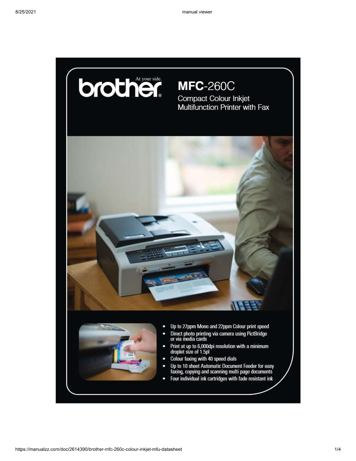 Brother mfc-260c Datasheet