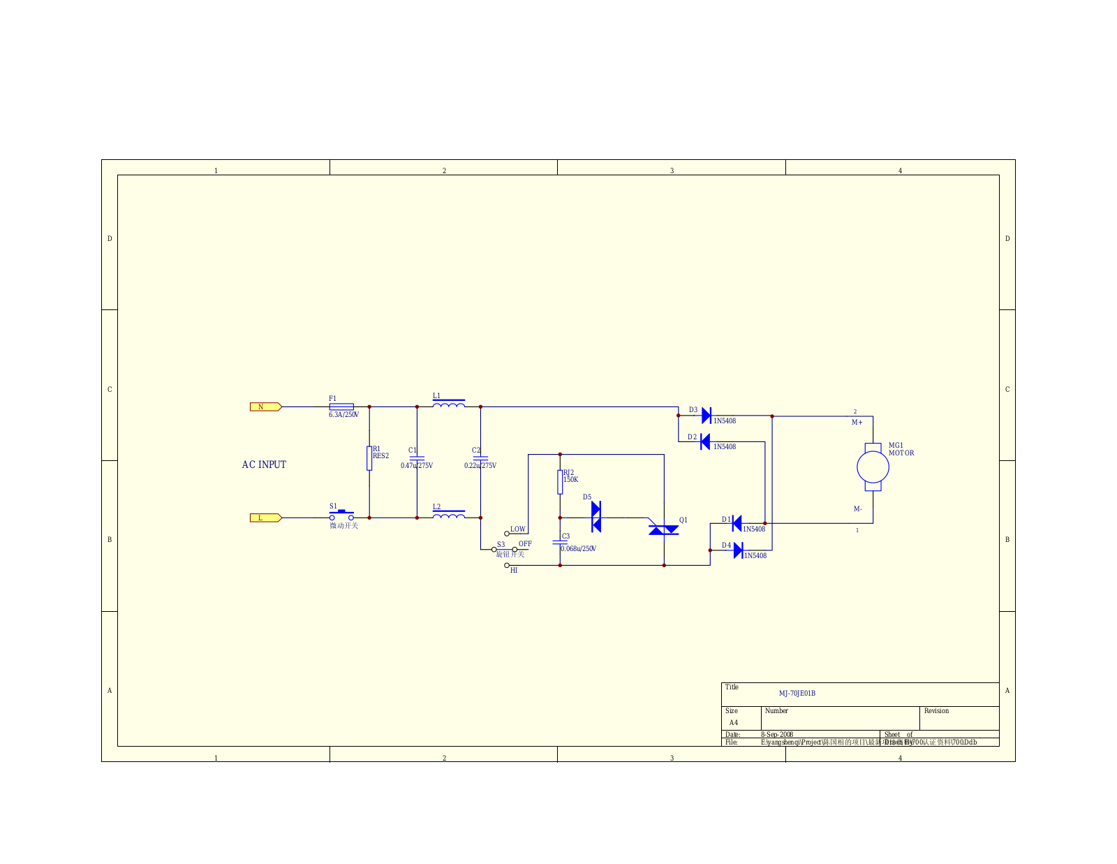 Vitek VT-1632 Circuit diagrams